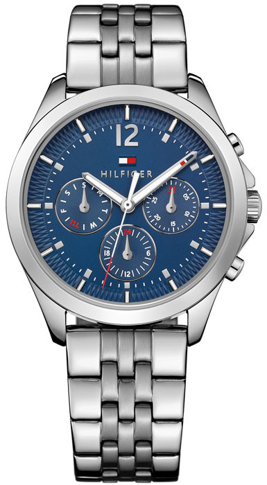 Tommy Hilfiger Women's Kingsley Blue Dial Stainless Steel Watch 1781699