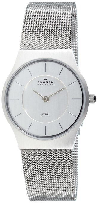 Skagen 233SSS Slimline Mesh Ladies Watch