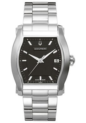 Bulova Accutron Men's Oxford Black Dial Watch 26B082