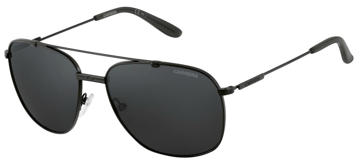 Carrera Unisex Aviator Full Rim Black Sunglasses CARRERA 68 003/C3
