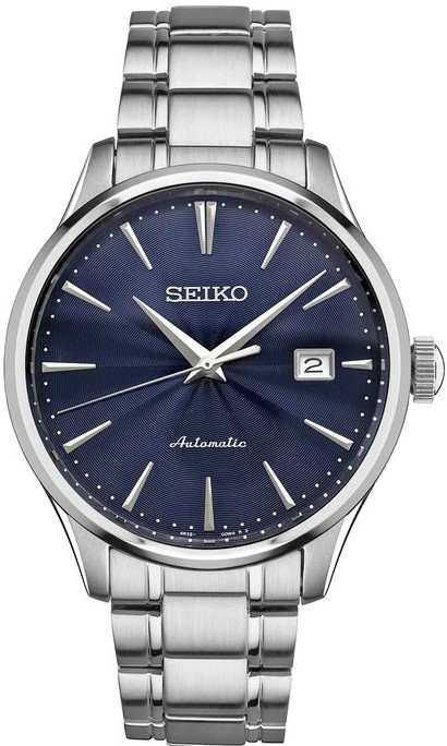 Seiko Men's Automatic Blue Dial Stainless Steel Watch SRPA29