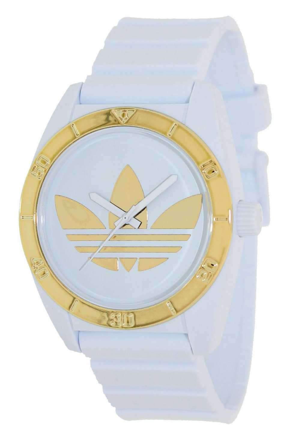 Adidas Men's Santiago White Rubber Watch ADH2806