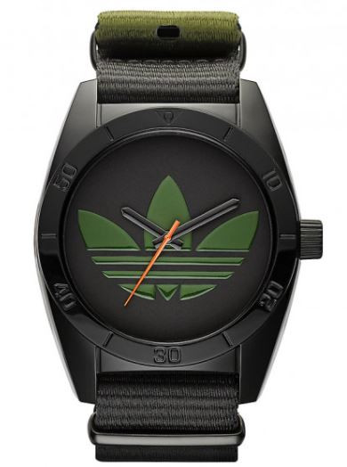 Adidas Men's Santiago Black Polyester Strap Watch ADH2875