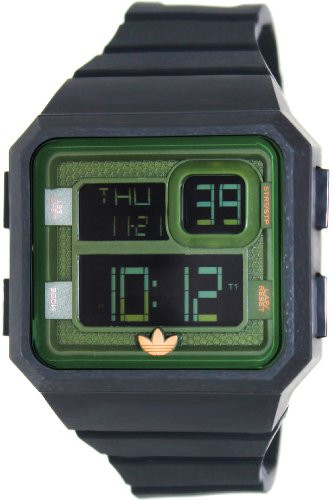 Adidas Men's Santiago  Digital Dial Black Silicone Watch ADH2883