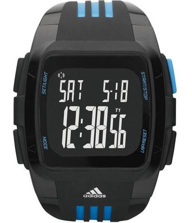  Adidas Men's Digital Dial Two Tone Rubber Watch ADP6038 