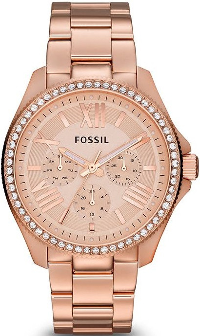 Fossil Women's AM4483 Cecile Rose Gold-Tone Watch