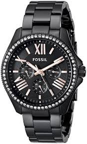 Fossil Women's Cecile Black Dial Watch AM4522