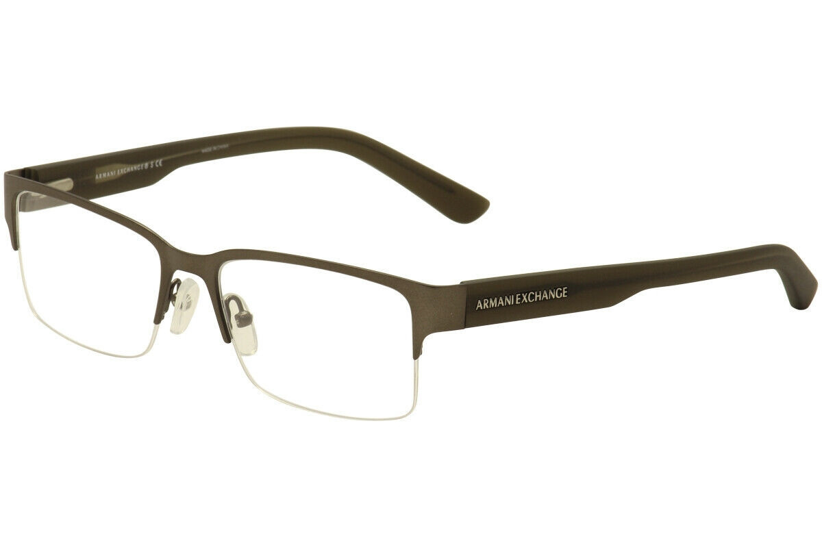 Armani Exchange Men's Silver Metal Eyeglasses AX1014 6060 53