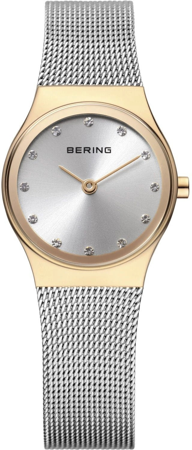 Bering Women's Classic Silver Dial Silver Mesh Stainless Steel Watch 12924-001