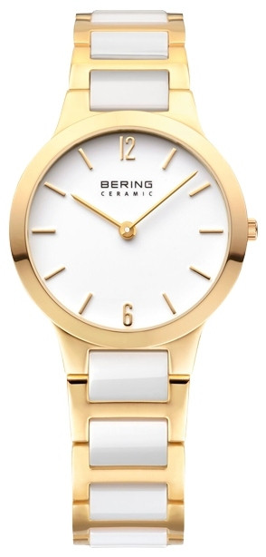 Bering Women's Ceramic White Dial Two-Tone Stainless Steel Watch 30329-751