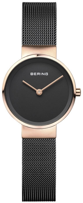 Bering Women's Classic Black Dial Black Stainless Steel Watch 14526-166