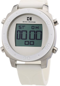 Hugo Boss Orange Unisex Digital Dial White Rubber 1512677