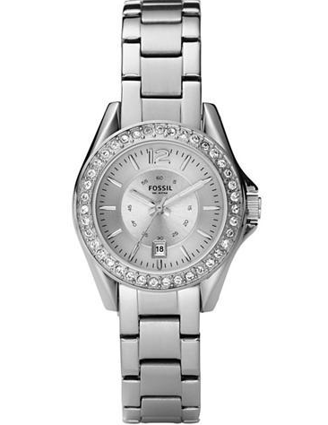 Fossil Women's Riley Silver Dial Watch ES2879