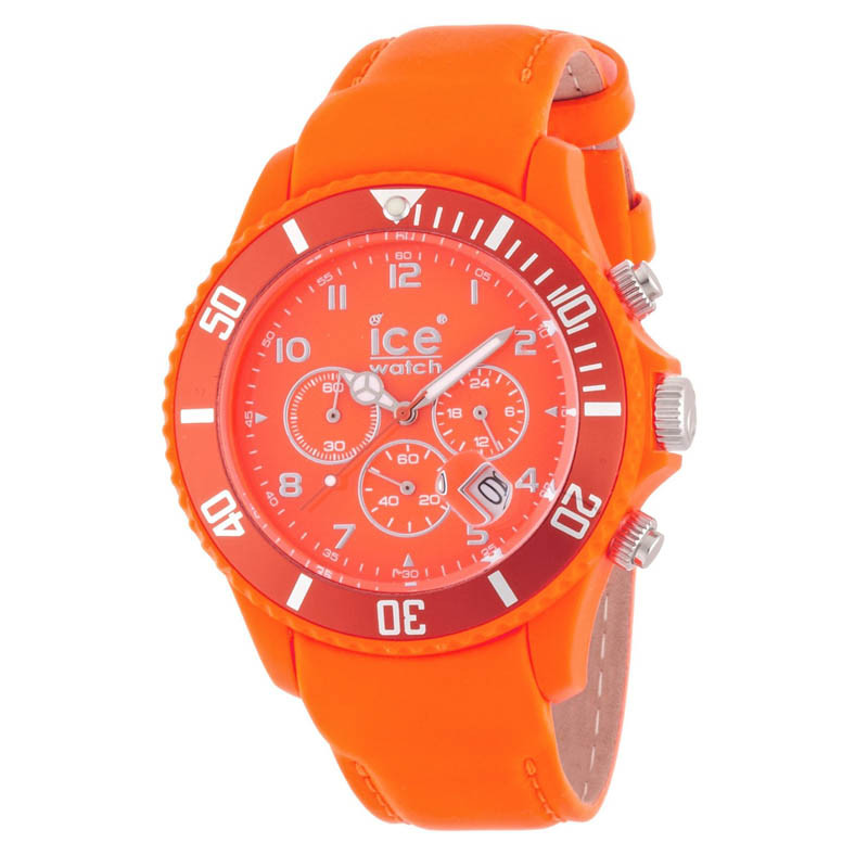 Ice-Watch CHFOBL Men's Chrono Orange Calf Skin Quartz Watch
