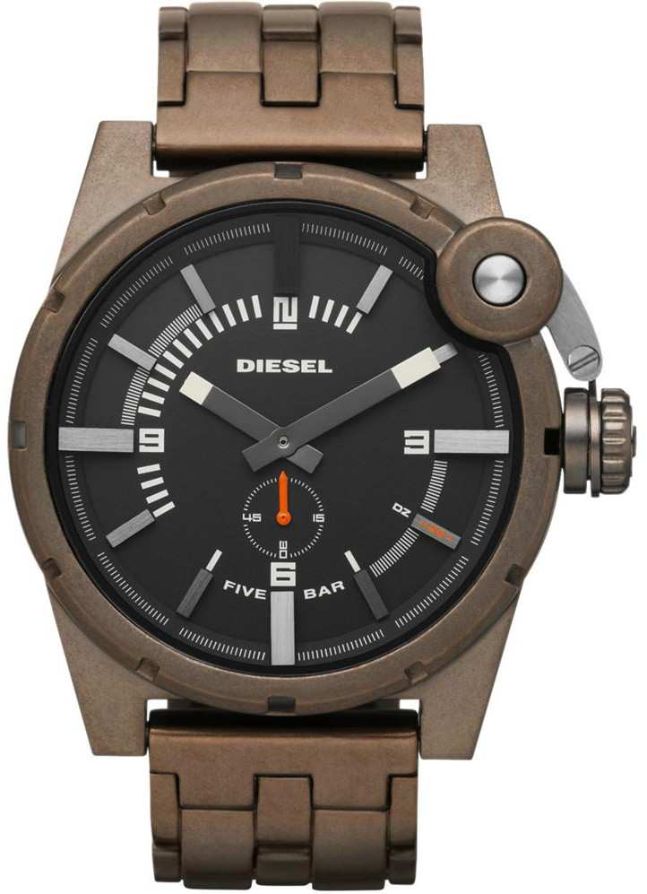 Diesel Men's Black Dial Brown PVD Stainless Steel Watch DZ4236