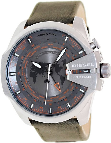 Diesel Men's Mega Chief Grey Dial Watch DZ4307