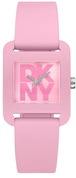 DKNY Women's City Sport 3-Hand Pink Silicone Band Analog Watch DK1L002P0045