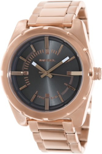 Diesel Men's Good Company DZ5383 Rose-Gold Stainless-Steel Quartz Watch with Grey Dial