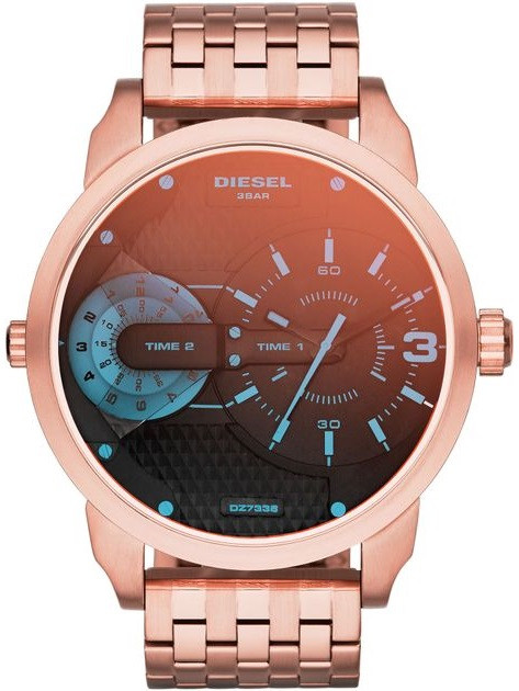 Diesel Men's Daddy Rose Gold Tone Watch DZ7336