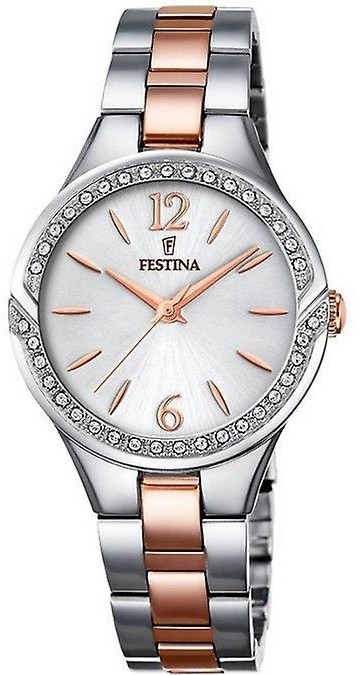 Festina Women's Petite Silver Dial Two Tone Stainless Steel Watch F20247/1