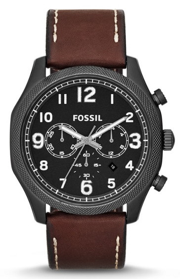 Fossil Men's FS4887 Foreman Chronograph Leather Watch