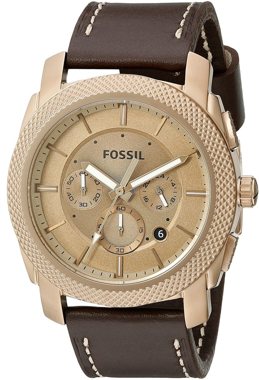 Fossil Men's FS5075 Brown Leather Quartz Watch