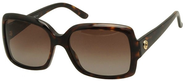 Gucci Women's Oversized Full Rim Brown Havana Sunglasses GG 3580/S WR9/LA
