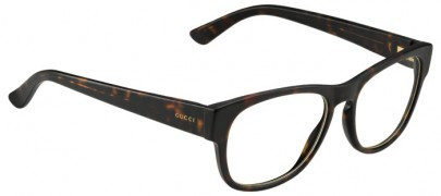 Gucci Unisex Full Rim Havana Transparent Sunglasses GG 1044/S TVD/99