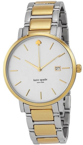 Kate Spade Women's Gramercy White Dial Two-tone Watch 1YRU0108