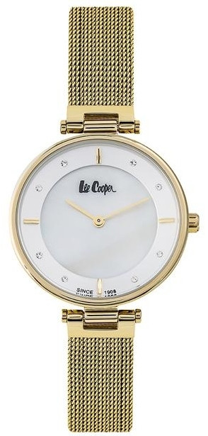 Lee Cooper Women's White Dial Gold Stainless Steel Watch LC06637.120