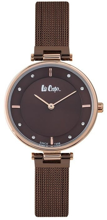 Lee Cooper Women's Brown Dial Brown Stainless Steel Watch LC06637.440