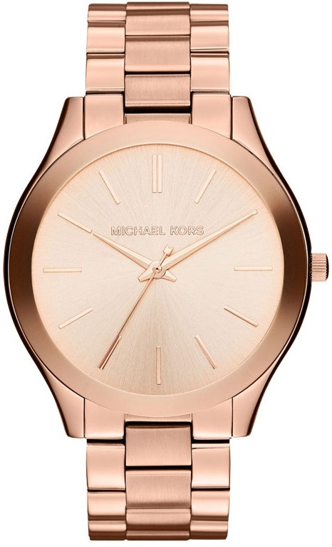 Michael Kors Women’s Runway Rose Dial Rose Gold Tone Watch MK3197 
