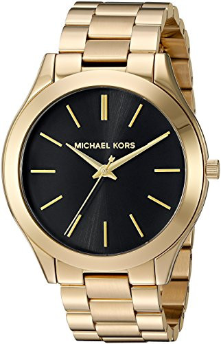 Michael Kors Slim Runway Gold-tone Ladies Watch MK3478
