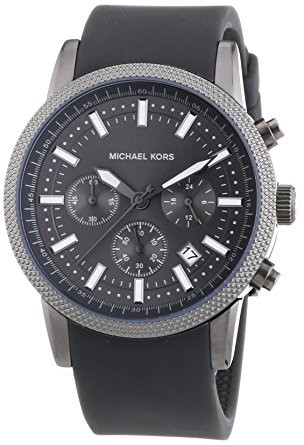 Michael Kors Men's Scout Chronograph Silicone Strap Watch MK8241
