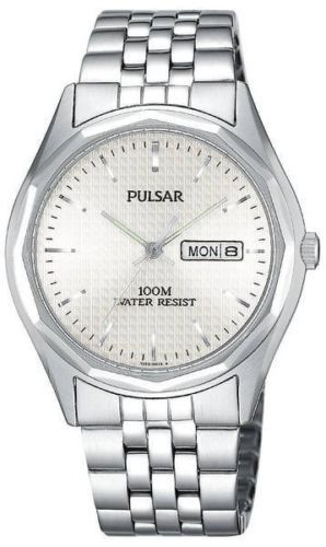 Pulsar Men's Silver Dial Stainless Steel Watch PJ6029