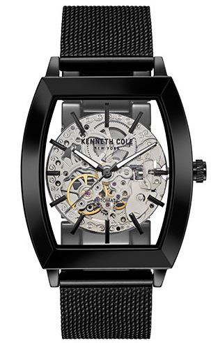 Kenneth Cole Men's New York Automatic Black Mesh Watch 10031270
