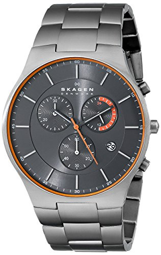 Skagen Men's Chronograph Balder Grey Dial Watch SKW6076