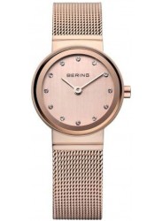 Bering Women’s Classic Rose Gold Stainless Steel Mesh Watch 10122-366