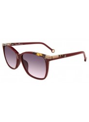 Carolina Herrera Unisex Square Burgundy Sunglasses SHE821560AR3