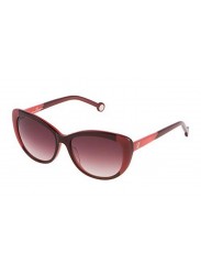 Carolina Herrera Women's Oversized Burgundy Sunglasses SHE648550GEV