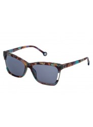 Carolina Herrera Women's Semi-Cat Eye Rainbow Tortoise Sunglasses SHE7525605AH
