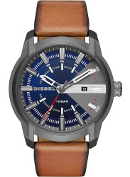 Diesel Men's Armbar Brown Leather Watch DZ1784