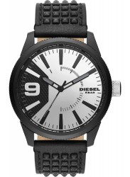 Diesel Men's Rasp NSBB Black Yellow Leather Watch DZ1963