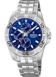 Festina Men's Multifunction Chronograph Blue Stainless Steel Watch F20445/2