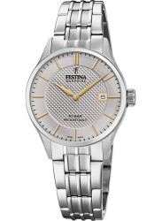 Festina Women's Swiss Made Silver Dial Stainless Steel Watch F20006/2