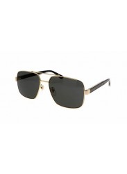 Gucci Men's Aviator Gold and Black Frame Sunglasses GG0529S-001-60