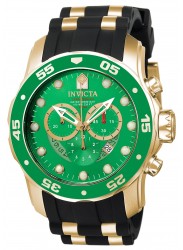 Invicta Men's Pro Diver Chronograph Green Dial Watch 6984