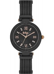 Lee Cooper Women's Black Dial Black Stainless Steel Watch LC06778.650