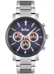 Lee Cooper Men's Chronograph Blue Dial Stainless Steel Watch LC06904.390