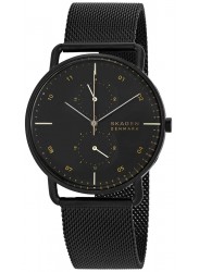 Skagen Men's Horizont Chronograph Black Stainless Steel Mesh Watch SKW6538